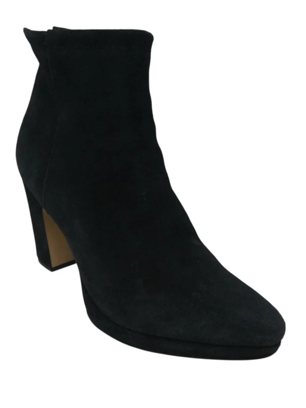 Corso Como Illeniya Black Suede Heeled Ankle Boots‎ Womens 7